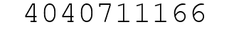 Number 4040711166.
