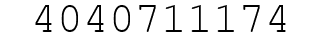 Number 4040711174.