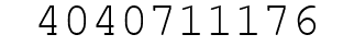 Number 4040711176.