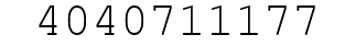Number 4040711177.