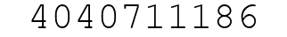 Number 4040711186.