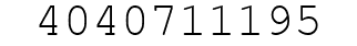 Number 4040711195.