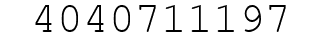 Number 4040711197.