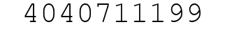 Number 4040711199.