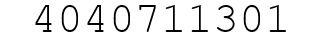 Number 4040711301.