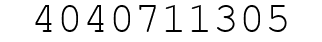 Number 4040711305.