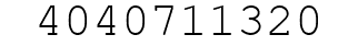 Number 4040711320.