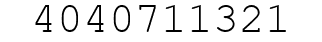 Number 4040711321.