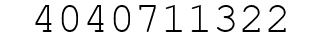 Number 4040711322.