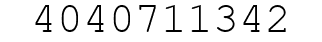 Number 4040711342.
