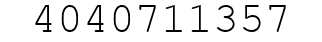 Number 4040711357.