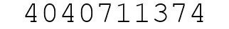 Number 4040711374.
