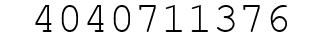 Number 4040711376.