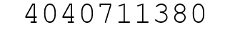 Number 4040711380.