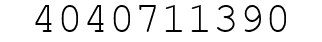 Number 4040711390.