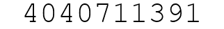 Number 4040711391.