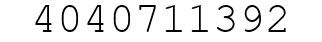 Number 4040711392.