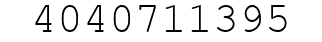 Number 4040711395.