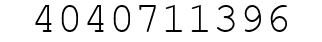 Number 4040711396.