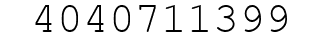 Number 4040711399.
