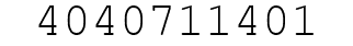 Number 4040711401.