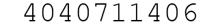 Number 4040711406.