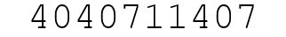 Number 4040711407.