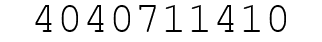 Number 4040711410.