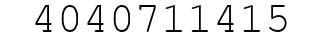 Number 4040711415.