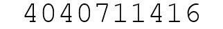 Number 4040711416.