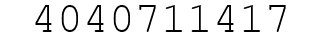 Number 4040711417.
