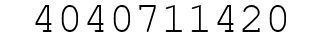 Number 4040711420.
