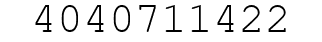 Number 4040711422.