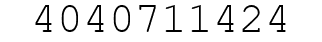 Number 4040711424.