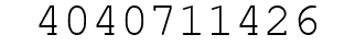 Number 4040711426.