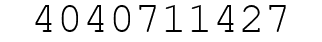 Number 4040711427.