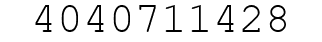 Number 4040711428.