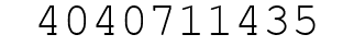 Number 4040711435.