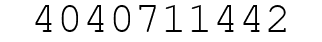 Number 4040711442.