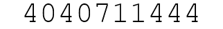 Number 4040711444.