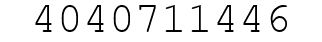 Number 4040711446.