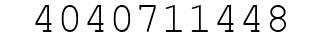 Number 4040711448.