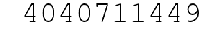 Number 4040711449.