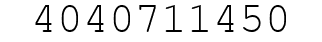 Number 4040711450.