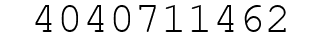 Number 4040711462.