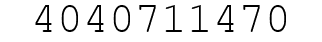Number 4040711470.