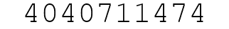 Number 4040711474.