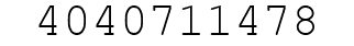 Number 4040711478.