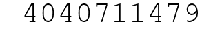 Number 4040711479.
