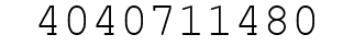 Number 4040711480.